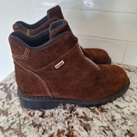 Sorel brown suede boots size 7.5 - Picture 2 of 6